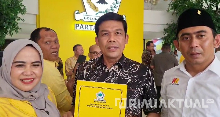 Kantongi SK Golkar dan PDIP, Ida Yulita-Kharisman Risanda Melaju ke Pilwako Pekanbaru