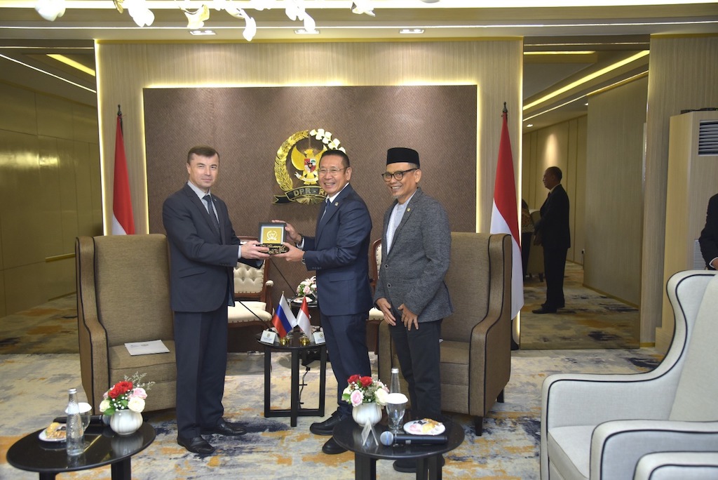 GKSB DPR RI- Dubes Rusia Bahas Peningkatan Hubungan Bilateral Antar-Parlemen