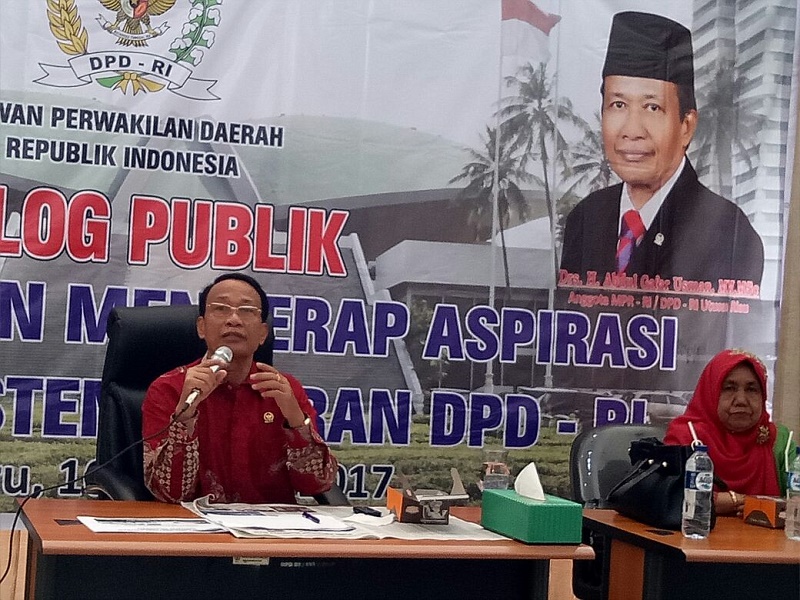 Maksimalkan Peran dan Fungsi DPD RI, Gafar Usman Taja Dialog dengan Insan Pers