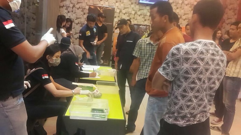 14 Orang Positif Narkoba Dari 7 Tempat Hiburan Malam Yang Dirazia BNN di Riau