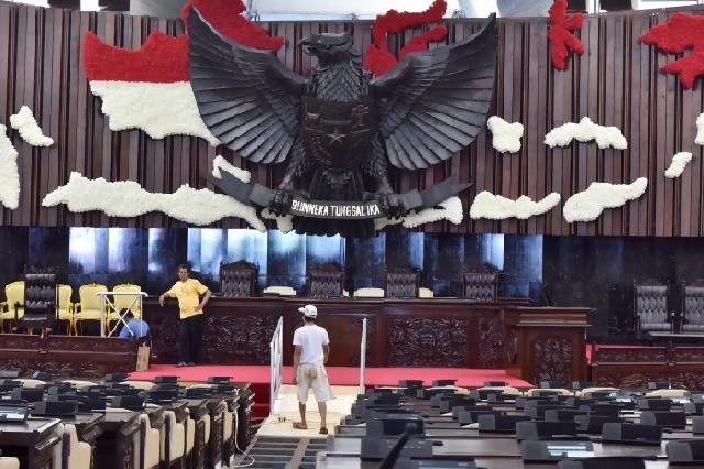 Raja Salman berpidato di DPR hari ini