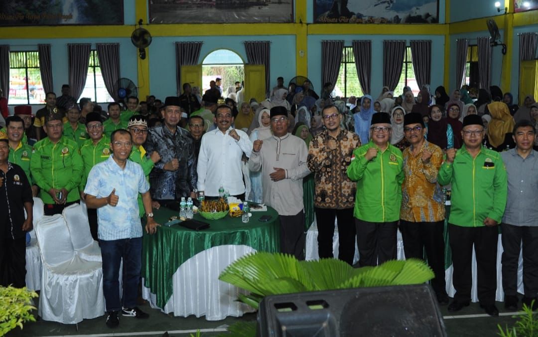 Warga Kerinci Padati Acara Halal Bihalal HKKN dan Pelantikan IMK Riau