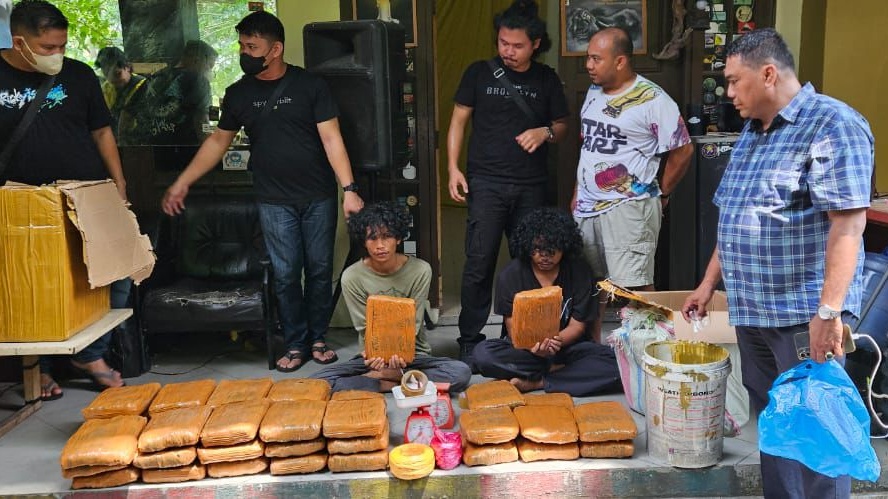 63 Kg Ganja Ditemukan di Kampus UIN Suska Riau