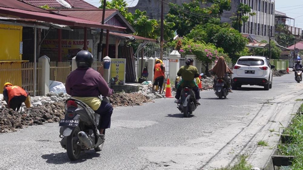 Ruas Jalan di Pekanbaru Rusak Dampak Pengadaan Air Bersih, Ini penjelasannya