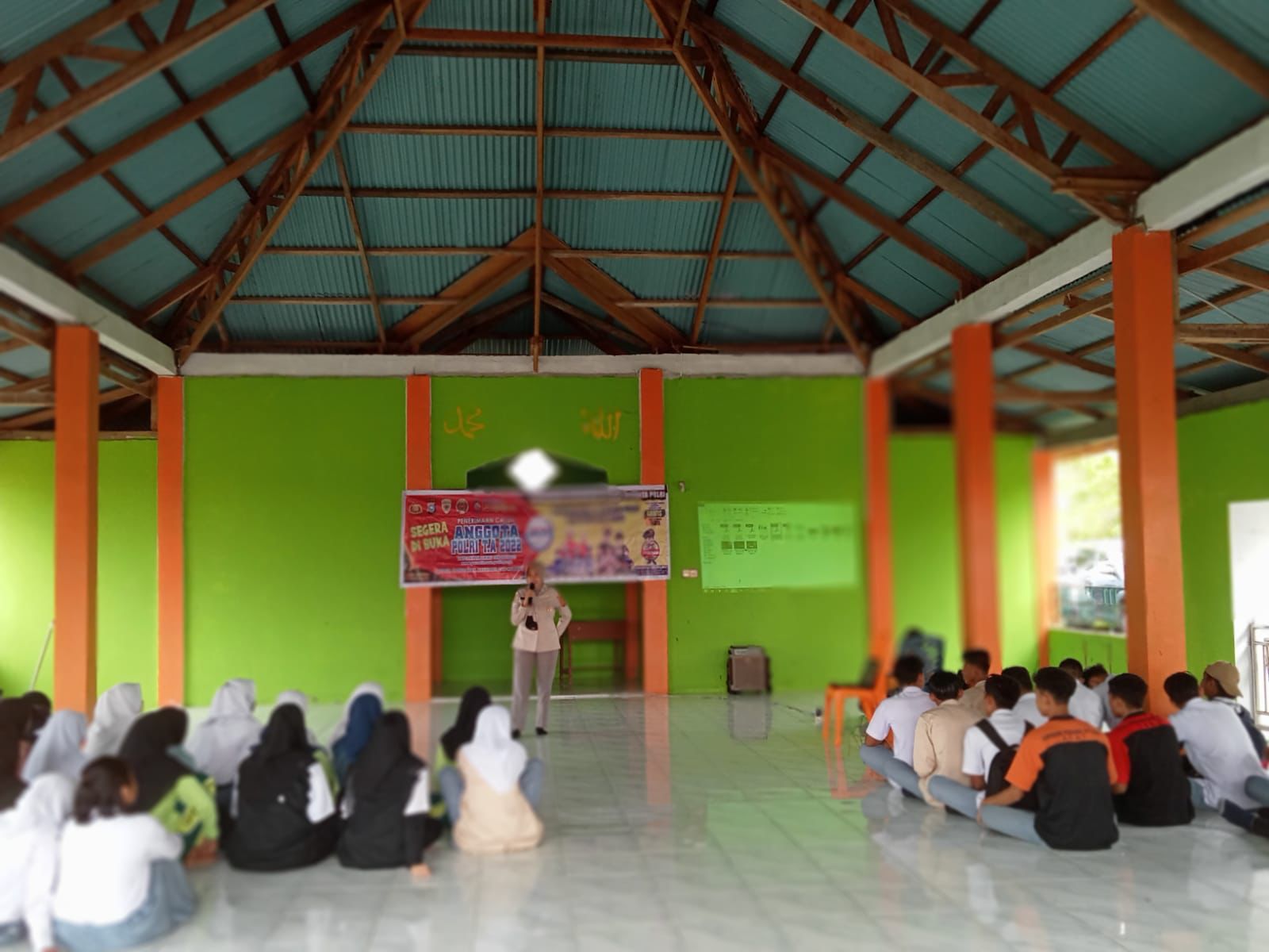 Polres Rohul Sosialisasi Penerimaan Calon Anggota Polri di SMK Negeri 2 Rambah