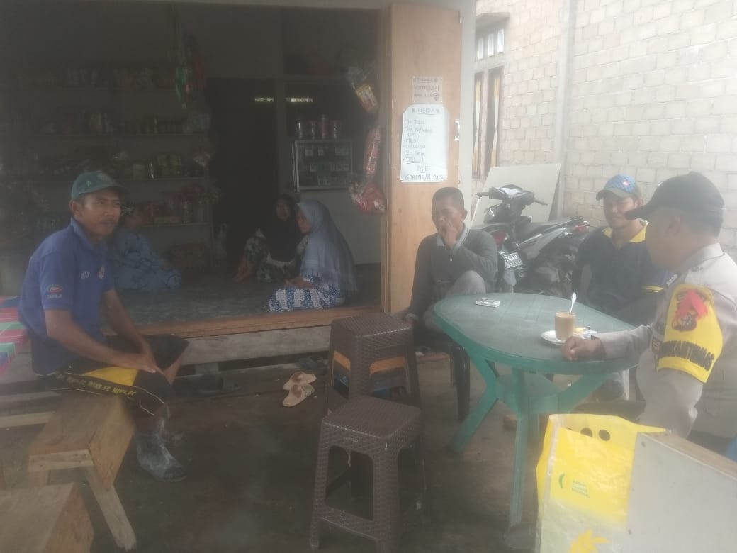 Babinkamtibmas Desa Kuala Sebatu Gelar Cooling System Pemilu Damai 2024