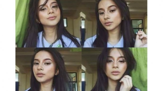 Hapus Riasan, Wanita Cantik Ini Bikin Kaget Netizen