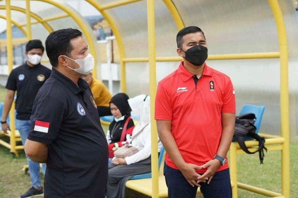 Riau Ditetapkan Tuan Rumah Kejurnas PPLP Lapangan Sepak Bola Mulai Dicek