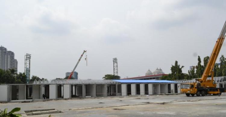 Pertamina Sulap Lapangan Bola Jadi Rumah Sakit Darurat Covid-19
