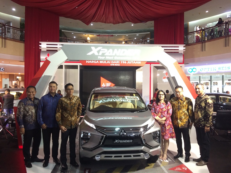 Mitsubishi Xpander Launching Exhibition di Mall SKA Pekanbaru