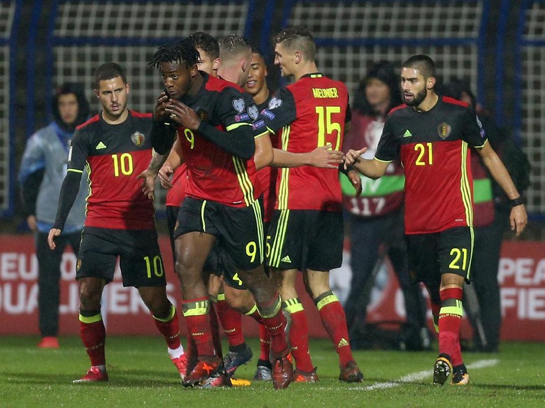 Belgia Atasi Bosnia 4-3