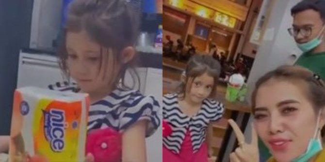 Terpesona, Bocah Penjual Tisu Ini Cantik Bak Anak Bule, Hidupnya di Jalanan