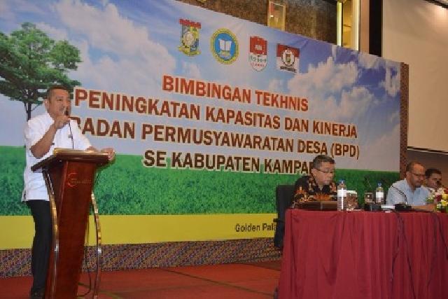 Forum BPD Kampar Lakukan Bimtek Perdana