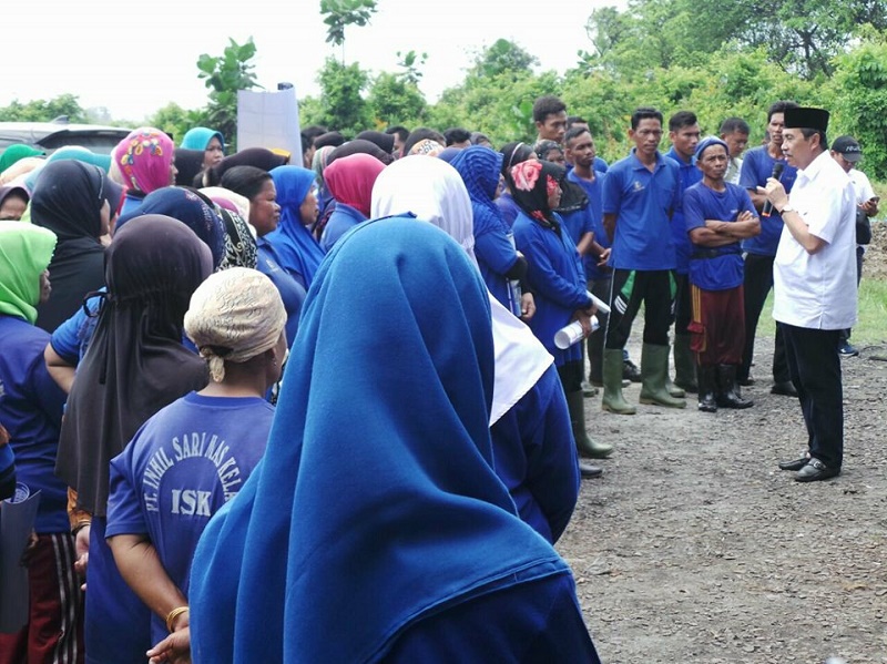 Di Inhil, Syamsuar Katakan Ingin Entaskan Kemiskinan di Riau
