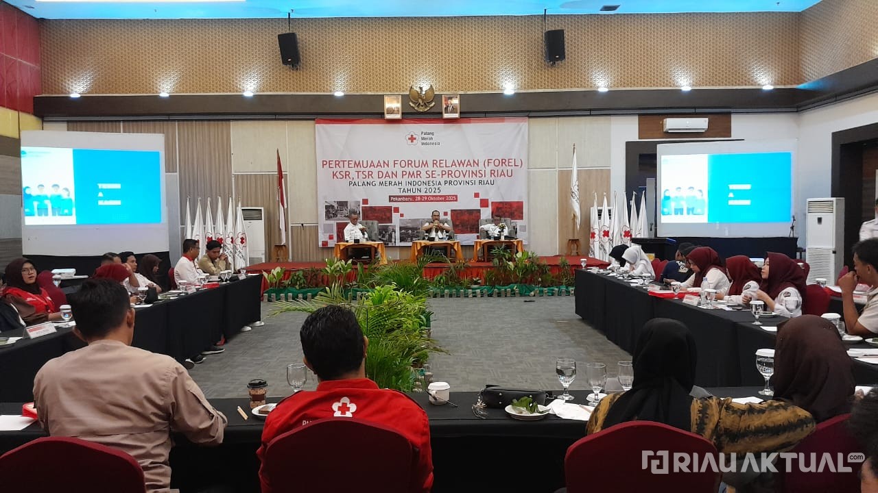 PMI Riau Gelar Pertemuan Forum Relawan se-Provinsi untuk Perkuat Jiwa Kemanusiaan
