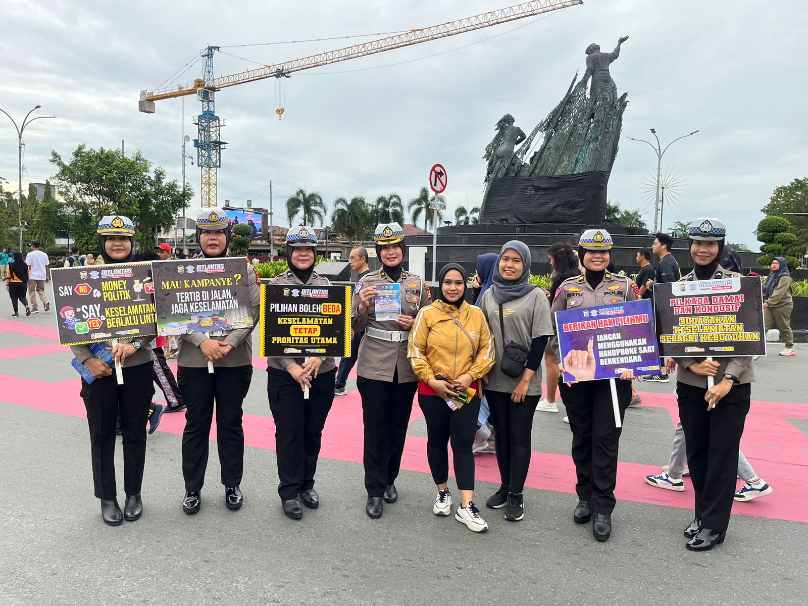 17 Hari Menuju Pilkada Riau 2024, Ditlantas Polda Riau Ajak Masyarakat Tidak Golput