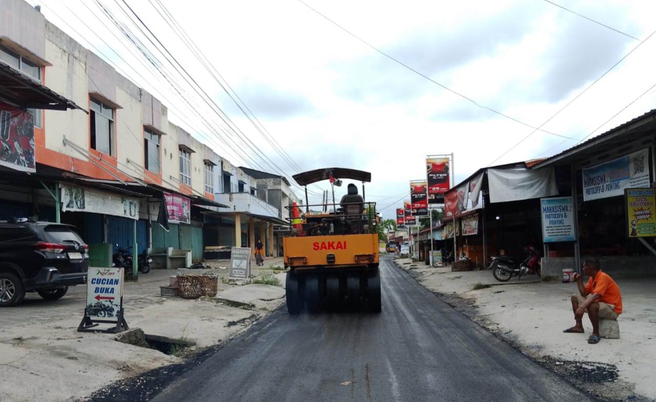 Giliran Jalan Buluh Cina Diaspal, Pemko Pekanbaru Muluskan Akses Jalan ke UIN Suska Riau
