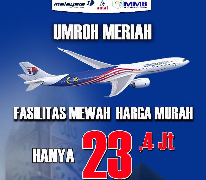 MMB Hadirkan Promo Umroh Meriah Rp 23,4 Juta, Berangkat Agustus-September 2025 dengan Fasilitas Mewah