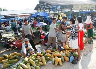 Pasar Pagi Arengka Sulit Ditertibkan