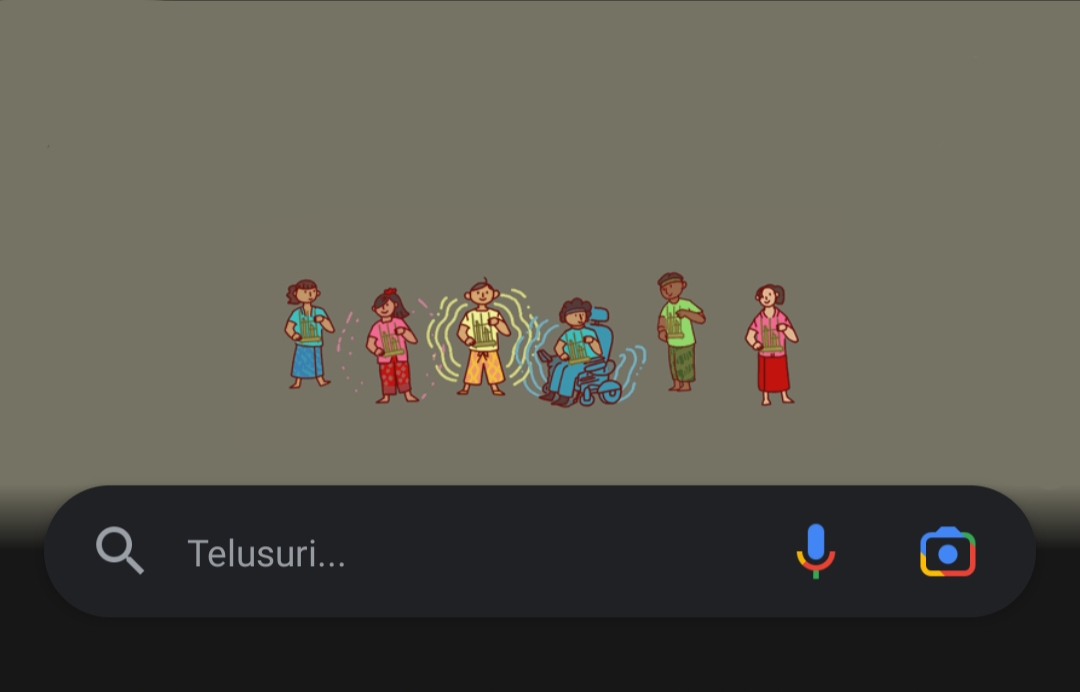 Google Doodle Tampilkan Alat Musik Angklung, Warisan Dunia Berusia 400 Tahun