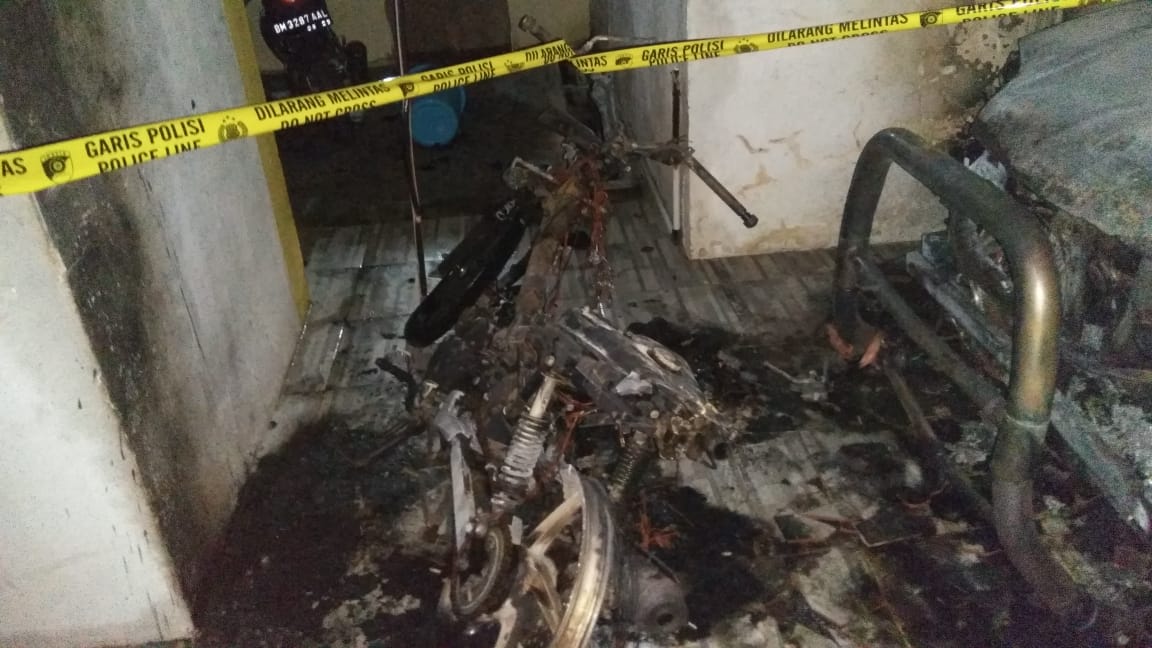 Tak Terima Diputuskan, Andre Bakar Sepeda Motor Milik Pacarnya