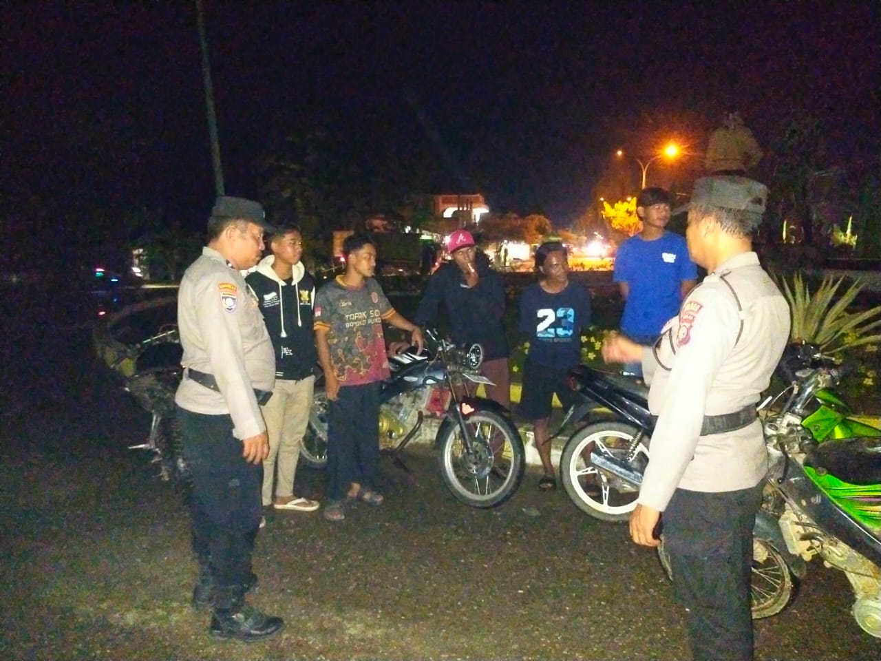 Polsek Bangko Pusako Gencarkan Patroli Malam Antisipasi Premanisme, Ini Lokasi yang Disasar