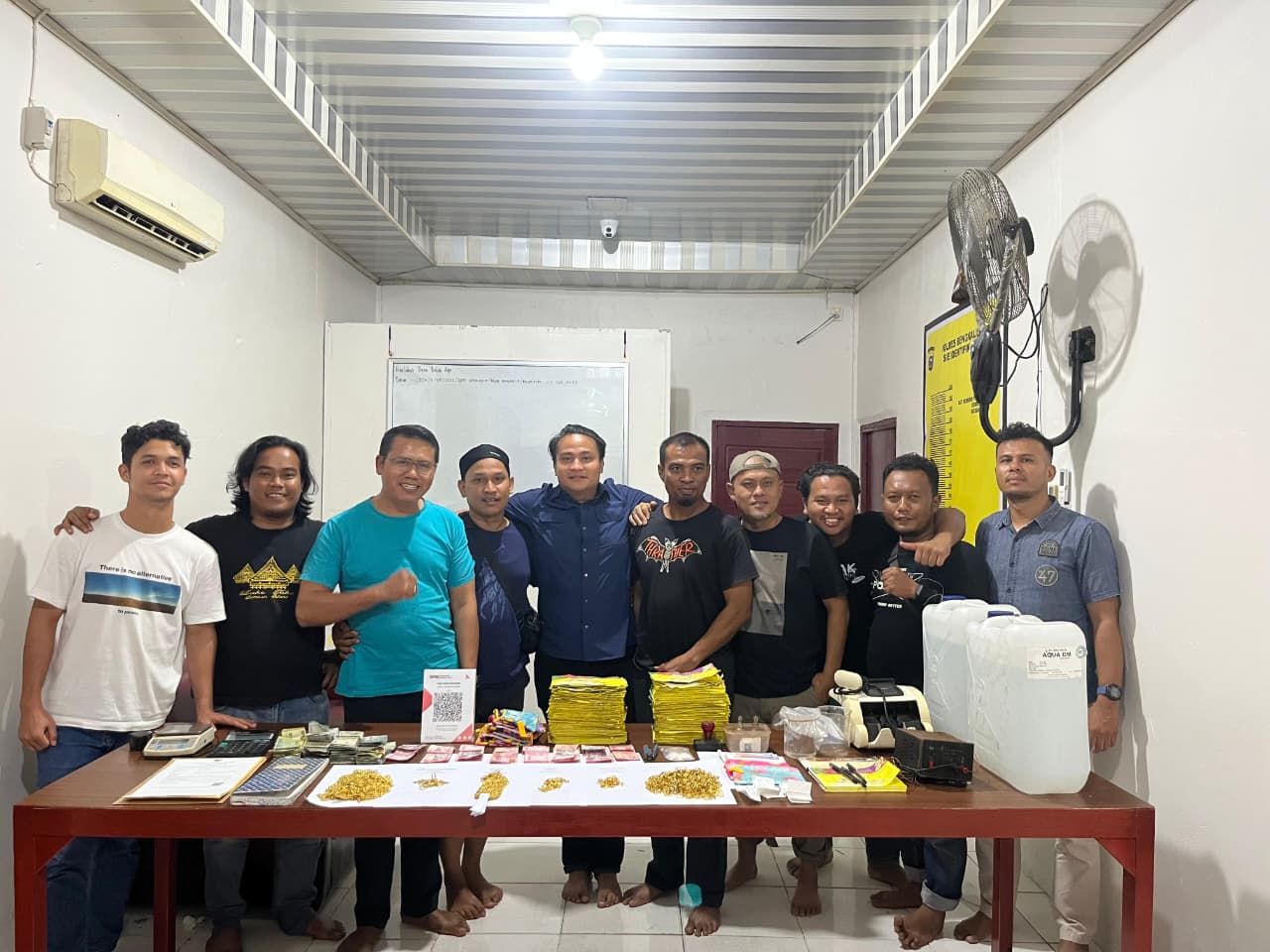 Polres Bengkalis Bongkar Penipuan Emas Palsu di Pasar Mandau, Warga Kecil Jadi Korban