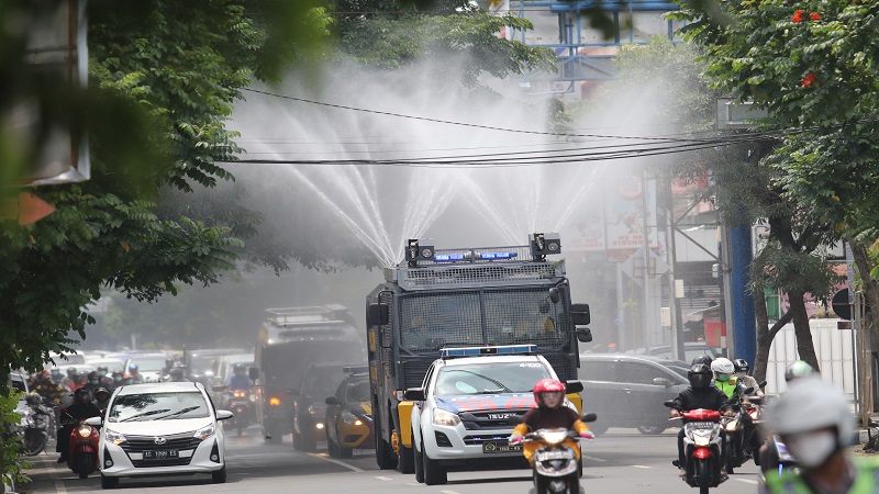Penyemprotan Disinfektan, Beberapa Ruas Jalan di Pekanbaru Ditutup Sementara Besok