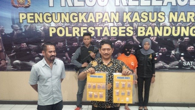 'Ratu Ekstasi' di Bandung Terciduk Polisi