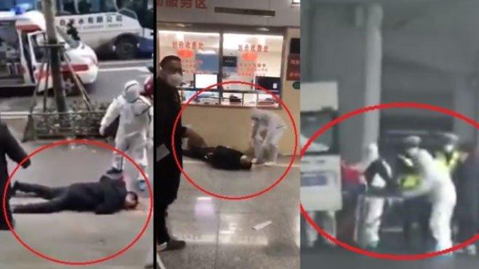 Viral, Video Warga Wuhan Berjatuhan di Jalan Akibat Virus Corona