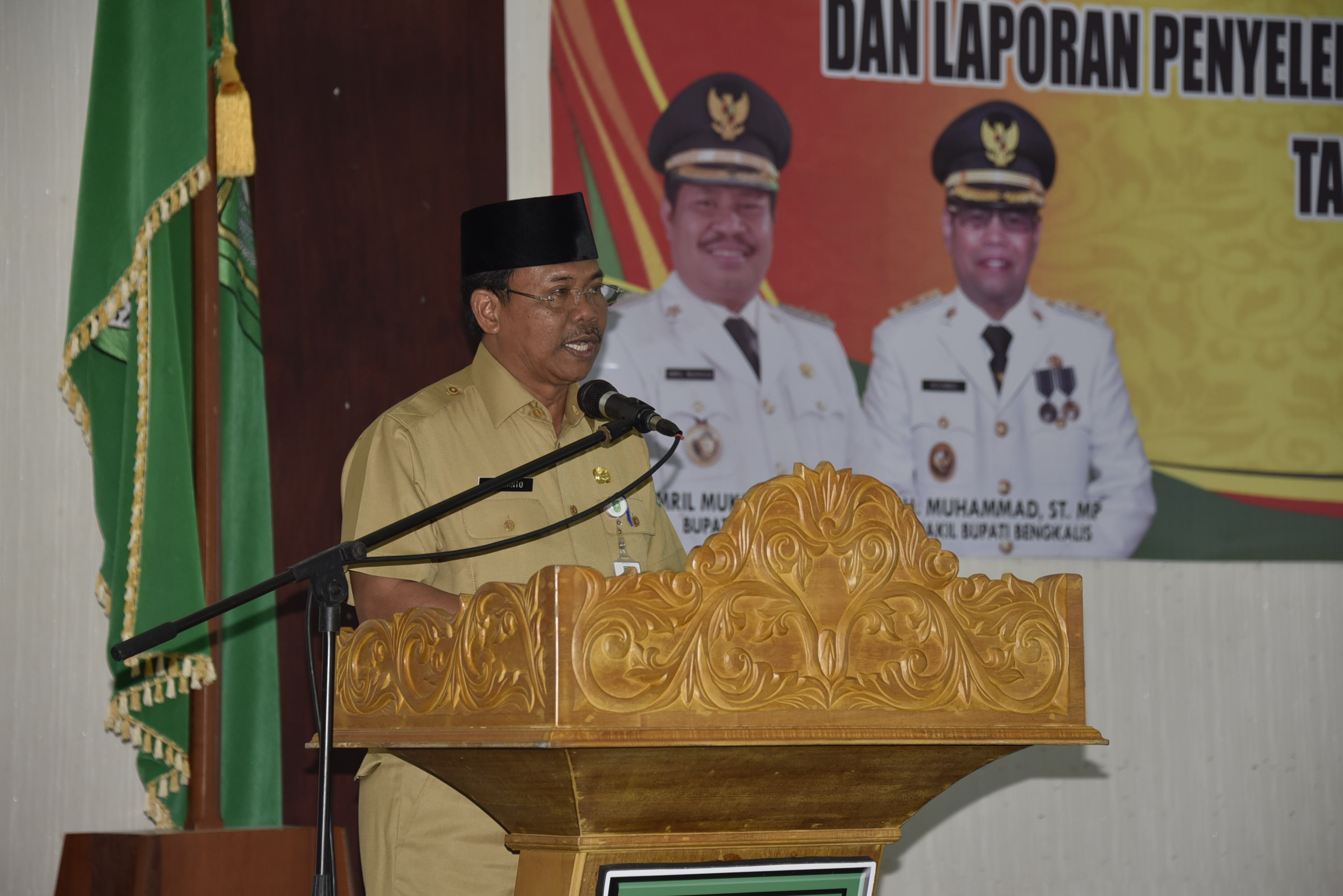 LKPJ dan LPPD Bengkalis Urutan Terendah, Bupati Warning Perangkat Daerah