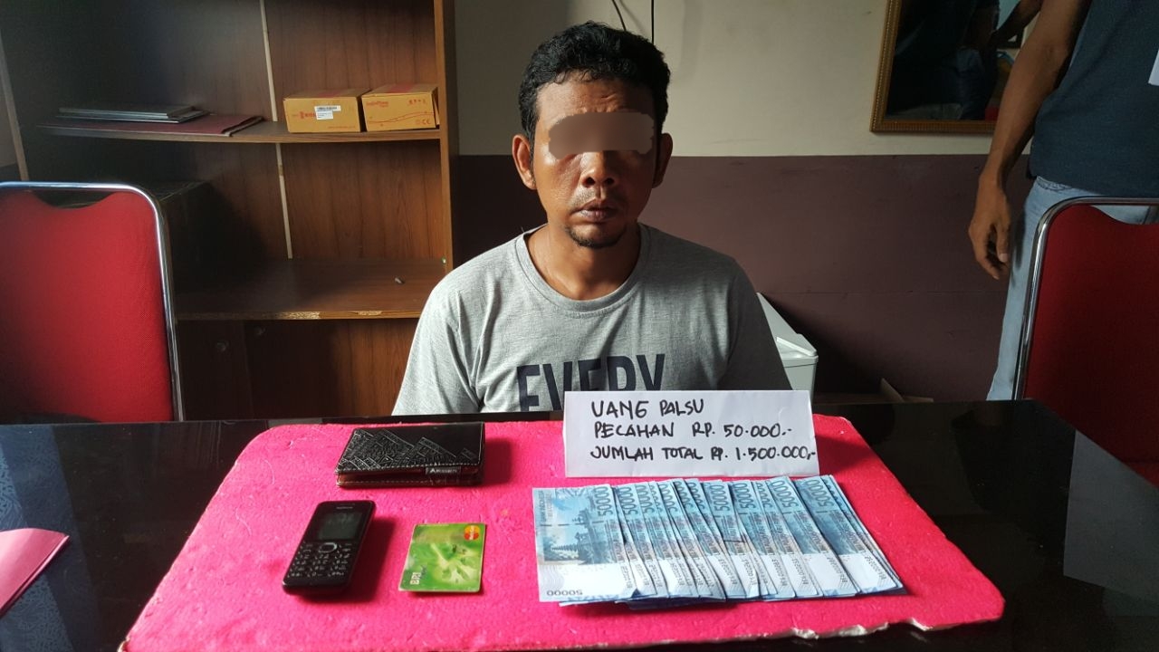 Incar Pengedar Narkoba, Tim Polres Inhil Justru Temukan Pengedar Uang Palsu