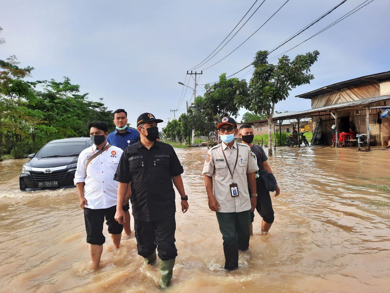 Sungai Sail Meluap, Hamdani Turun Langsung Ke Lokasi Banjir