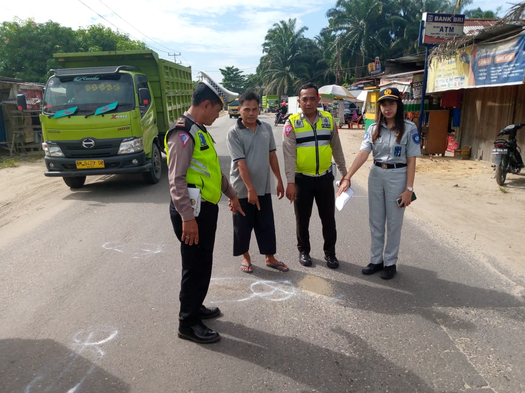 Ini Krolonogis Laka Lantas di Garuda Sakti KM 6, Pemotor Meningal Dunia