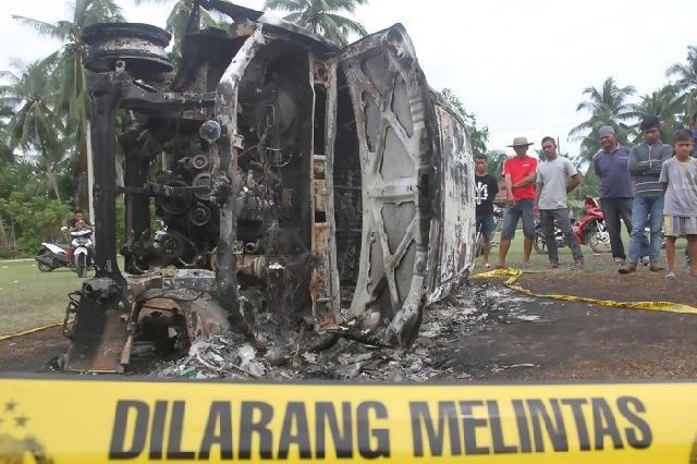 Mobil Meledak di Aceh