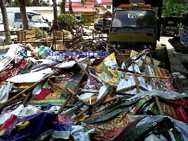 Spanduk Balon Gubri Riau Tak Terdaftar Akan Ditertibkan