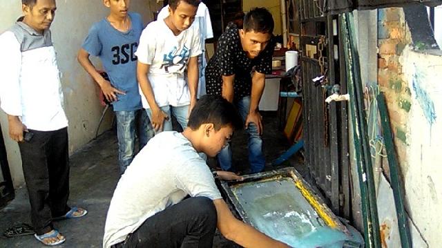 BNNP Riau Beri Pelatihan Sablon Pemuda Kampung Dalam