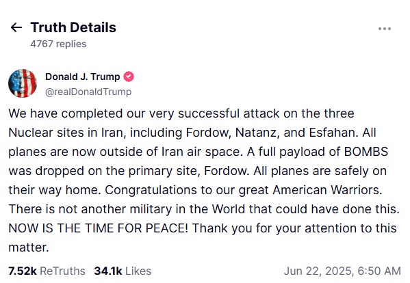 BREAKING NEWS : AS Serang Iran, Situasi Timur Tengah Memanas