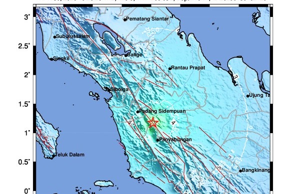 Padang Lawas Gempa, Getaran Dirasakan Sampai ke Pekanbaru