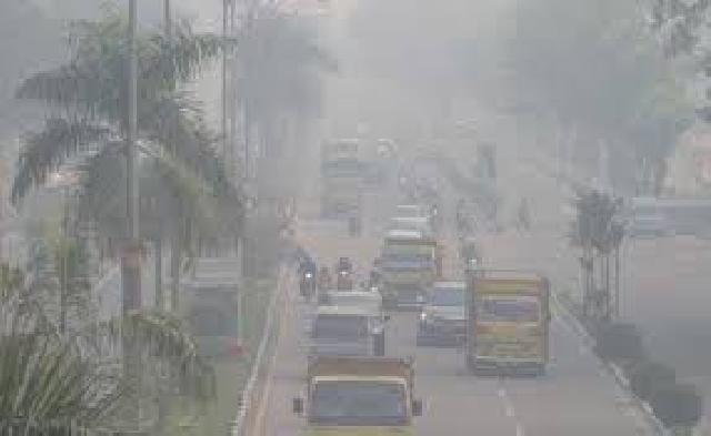 Kualitas Udara Pekanbaru Menurun, Jarak Pandang Terbatas