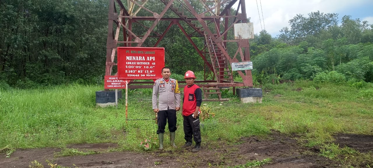 Jelang Pemilu 2024, Brigadir Serbi Sosialisasi Bahaya Karhutla dan Edukasi Kamtibmas