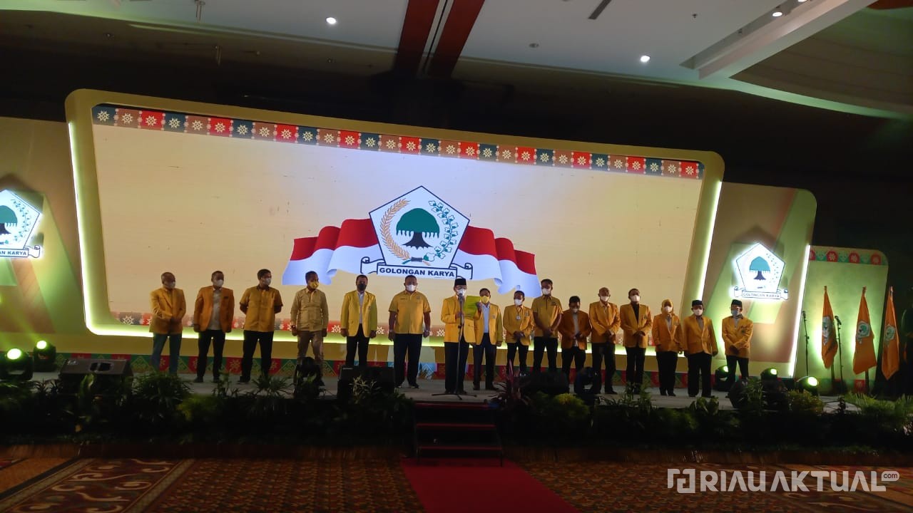 DPD Golkar Riau Lakukan Deklarasi Mendukung Airlangga Hartato Sebagai Calon Presiden 