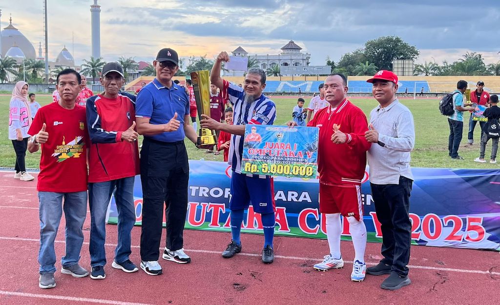 Trofeo Omputaka Cup V Digelar, PSPS Pekanbaru Old Star Juara di Bangkinang