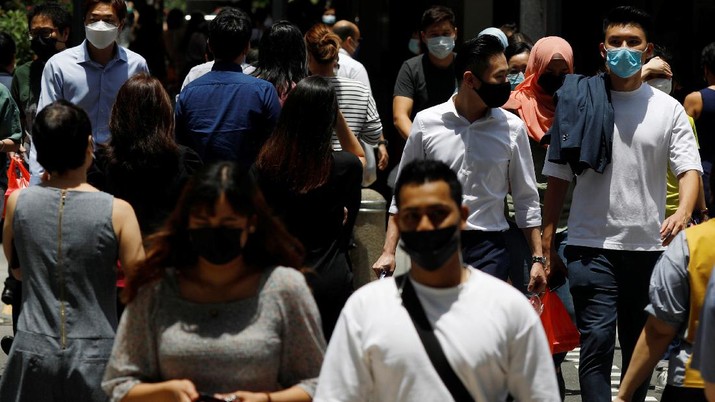 Padahal Sudah 'PPKM' Covid Singapura Meledak Lagi, Rekor Baru