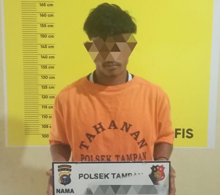 Polsek Tampan Tangkap Pelaku Pencuri Motor Mahasiswa yang Terekam CCTV