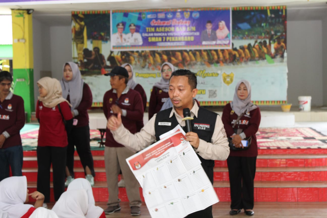 KPU Riau Sosialisasikan Pemilu 2024 kepada Pemilih Pemula