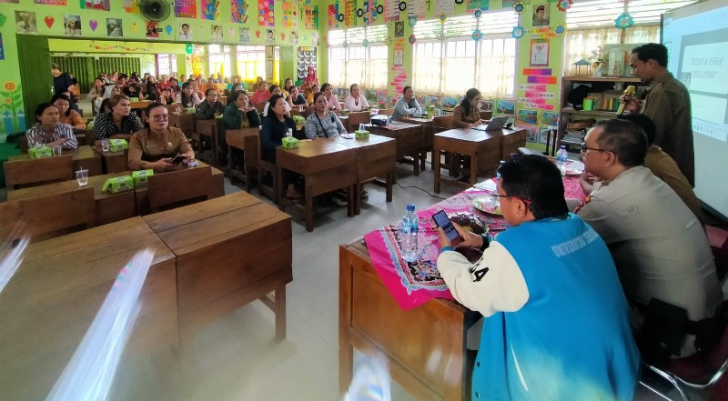 Polsek Kandis Gelar Sambang Warga untuk Ciptakan Pilkada Damai di Kelurahan Kandis Kota