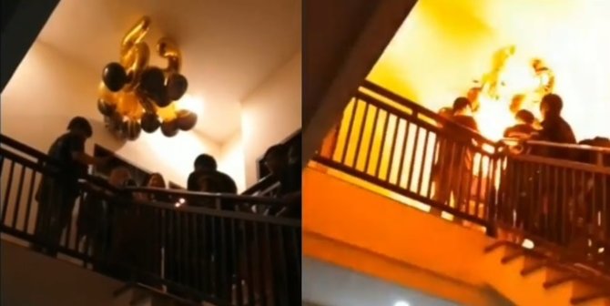 Viral Video Kasih Kejutan Ultah ke Teman Berubah jadi Bencana