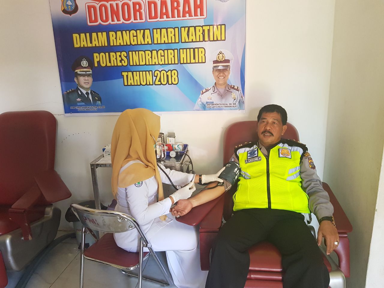 Satlantas Polres Inhil Gelar Kegiatan Kemanusiaan