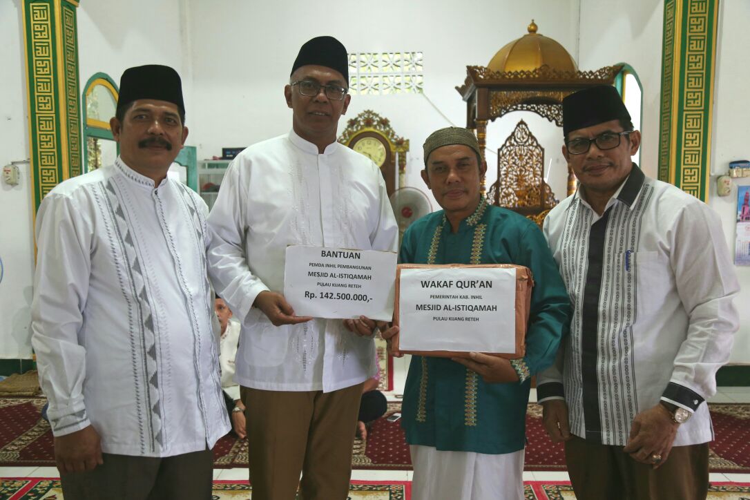 Safari Ramadhan, Pjs Bupati Inhil Kunjungi Masjid Di 2 Kecamatan
